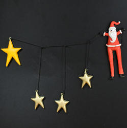 Santa and Stars Magnetic Holder